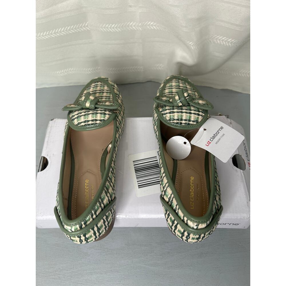 Liz Claiborne Granby Round Toe Loafers Green Multi Womens Size 5.5M - Picture 14 of 15